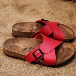 Birkenstock Birki's Santosa Leather Sandals